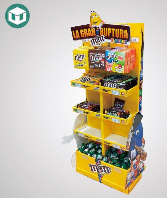 Chocolate Cardboard Floor Displays