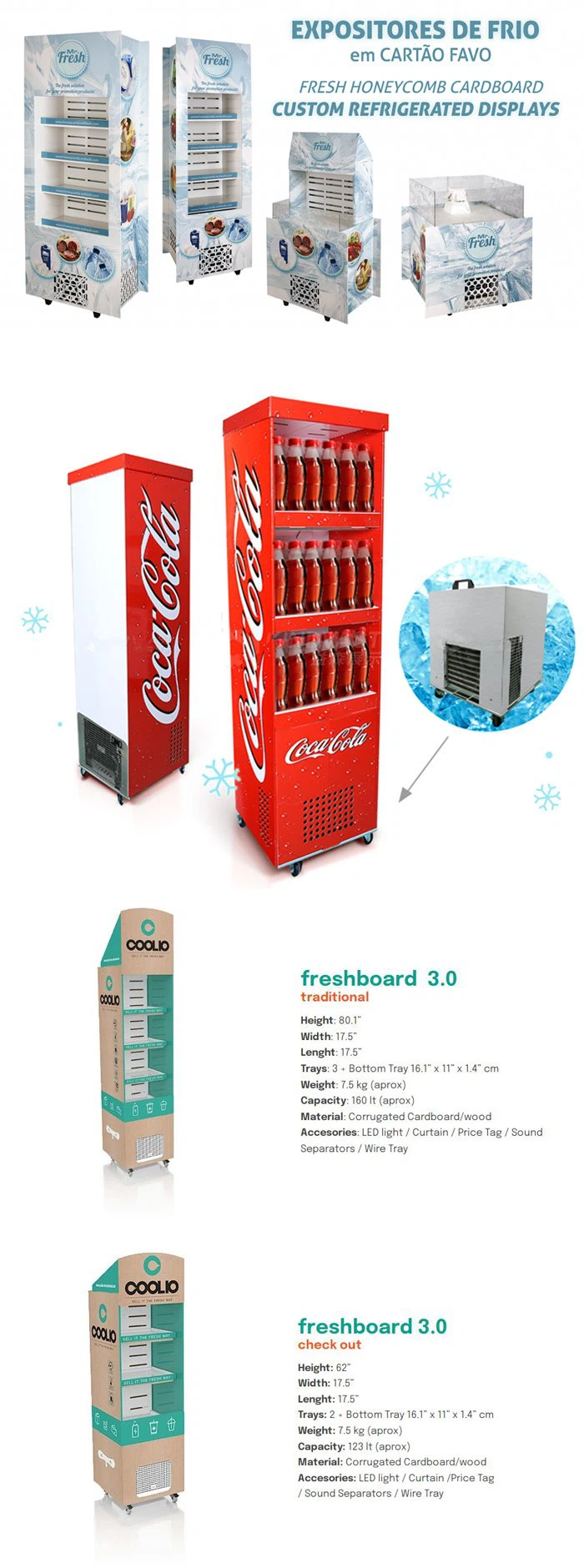 Cardboard Cooler Display