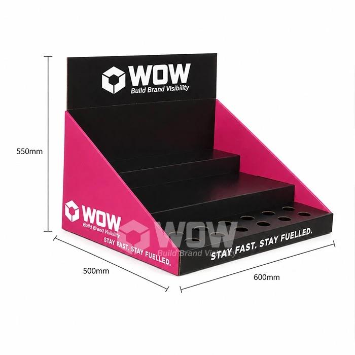 Corrugated Countertop Display Stand With Product Slots suppliers