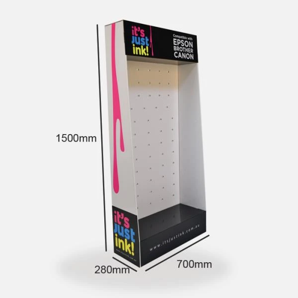 Rolling Pegboard Display