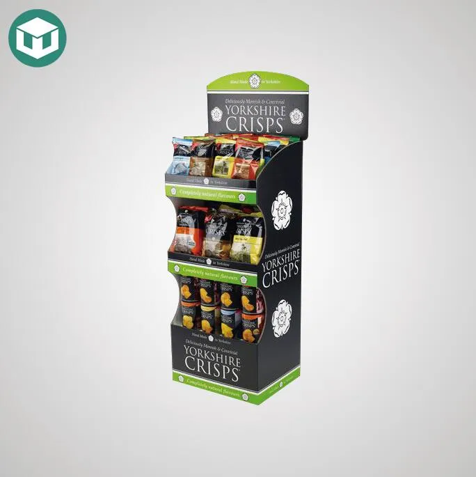 Expositor de Nueces de Cartón para Punto de Venta