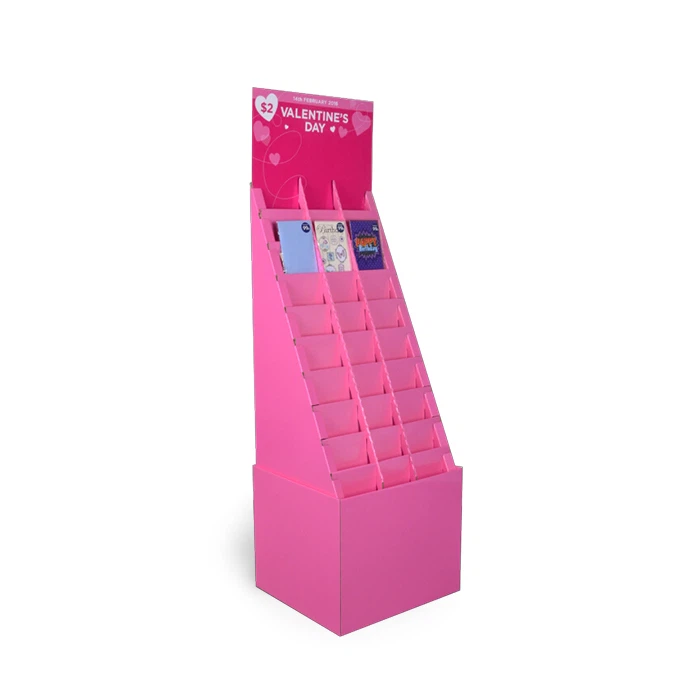 Soporte de exhibición de tarjetas de felicitación del día de San Valentín